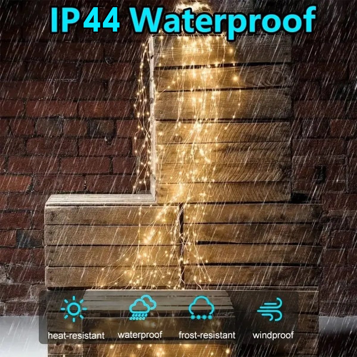 ๐
๐ฅ8 Modes 100-600 Christmas LED Firefly Twinkle String Lights