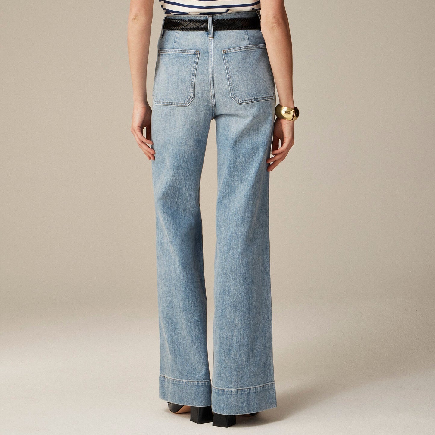 🔥Everyone deserves a great pair of genes (and jeans!)👖Vintage Tummy Tuck Sailor Wide Leg Jeans