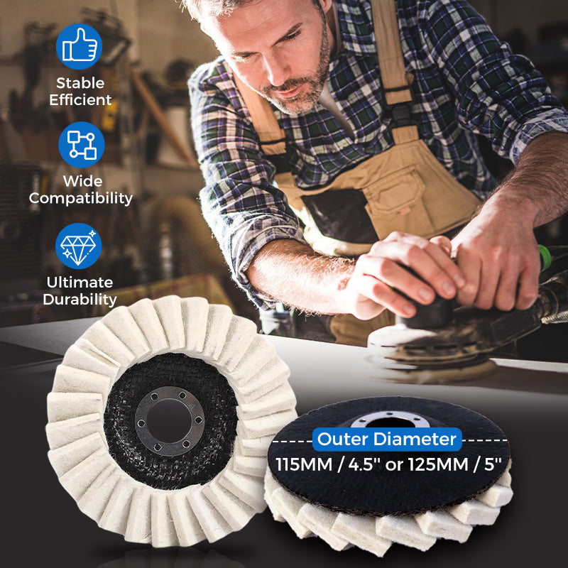 🎁New Year Sale - Limited time 50% OFF🎁✨Wool Felt Flap Polishing Disc