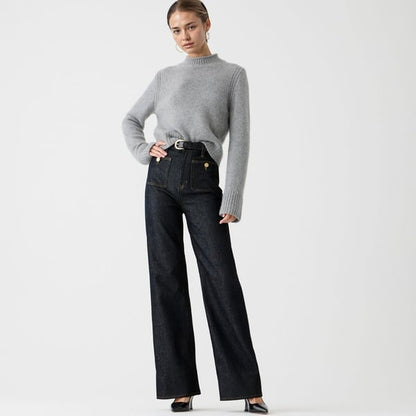 🔥Everyone deserves a great pair of genes (and jeans!)👖Vintage Tummy Tuck Sailor Wide Leg Jeans