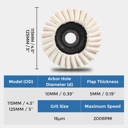 🎁New Year Sale - Limited time 50% OFF🎁✨Wool Felt Flap Polishing Disc