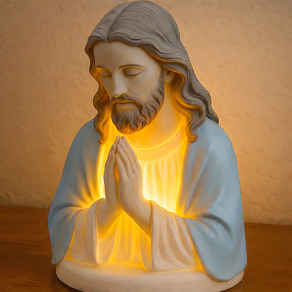Handmade Resin Virgin Mary Prayer Night Light