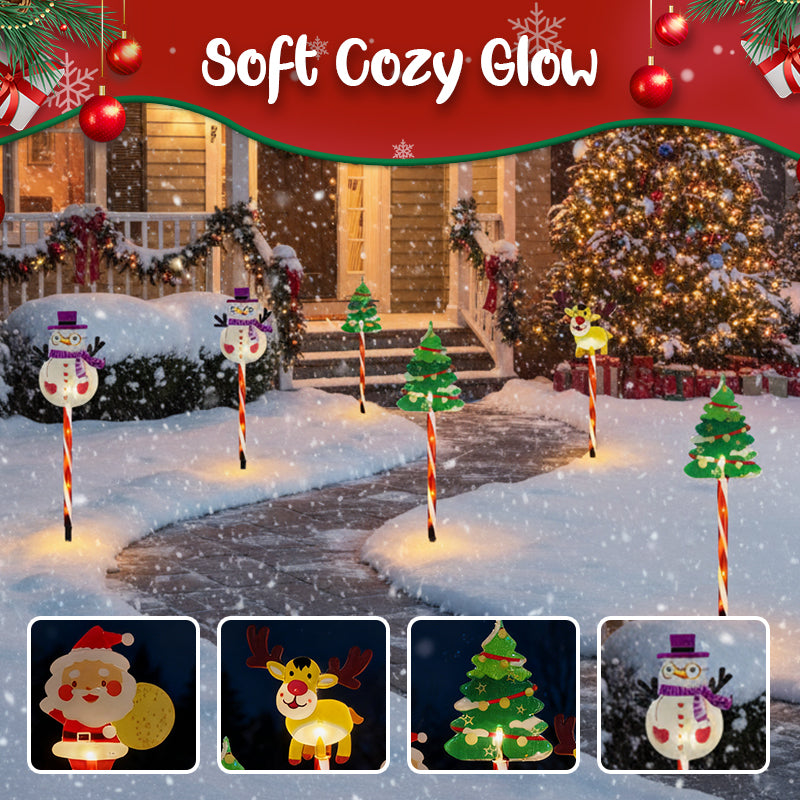6-Pack Solar Christmas Decorative Lights