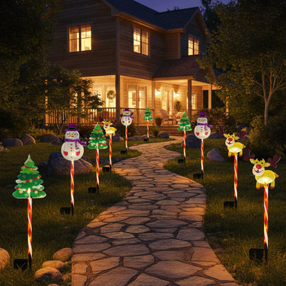6-Pack Solar Christmas Decorative Lights