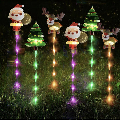 6-Pack Solar Christmas Decorative Lights