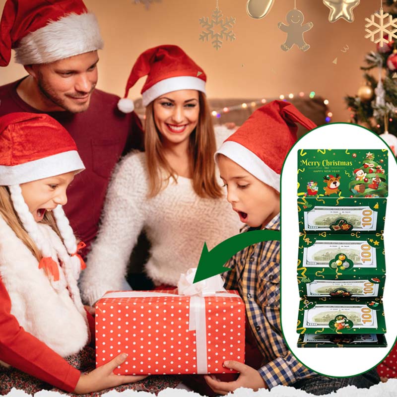 Christmas Money Gift Cards Envelope with 6 Slots