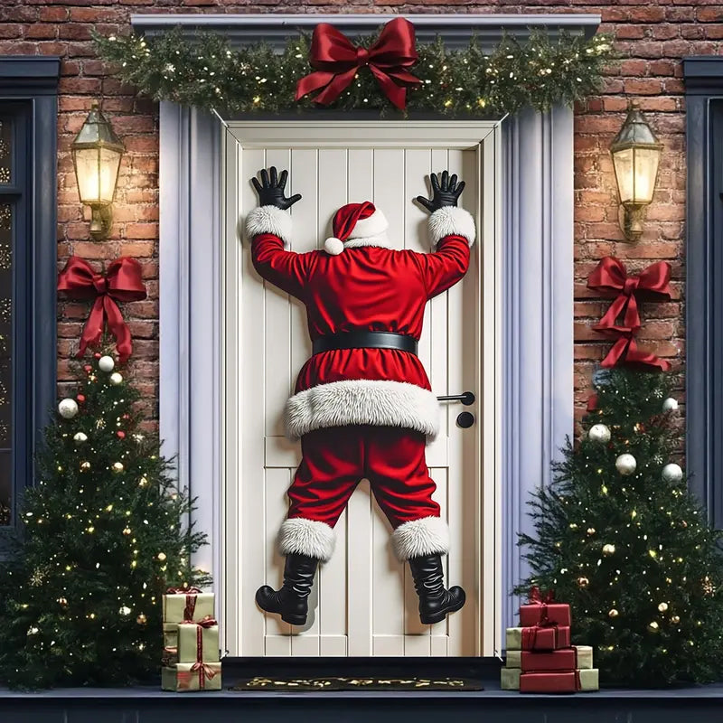 🎅🏻Christmas Door Backdrop Decoration Banner