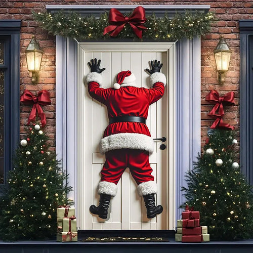 🎅🏻Christmas Door Backdrop Decoration Banner